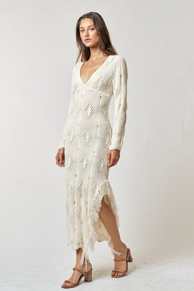 新品　crayme American Sleeve Fringe Dress Crayme,