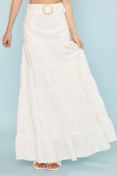 White maxi hotsell skirt 40