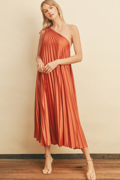 【SEOOOCOOKIE】Gracia One Shoulder Dress ★韓国の人気★ Serena Dress – Dress the Population