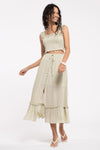 Natalie Midi Skirt And Crop Top Set