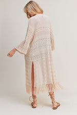 Liana Crochet Knit Kimono