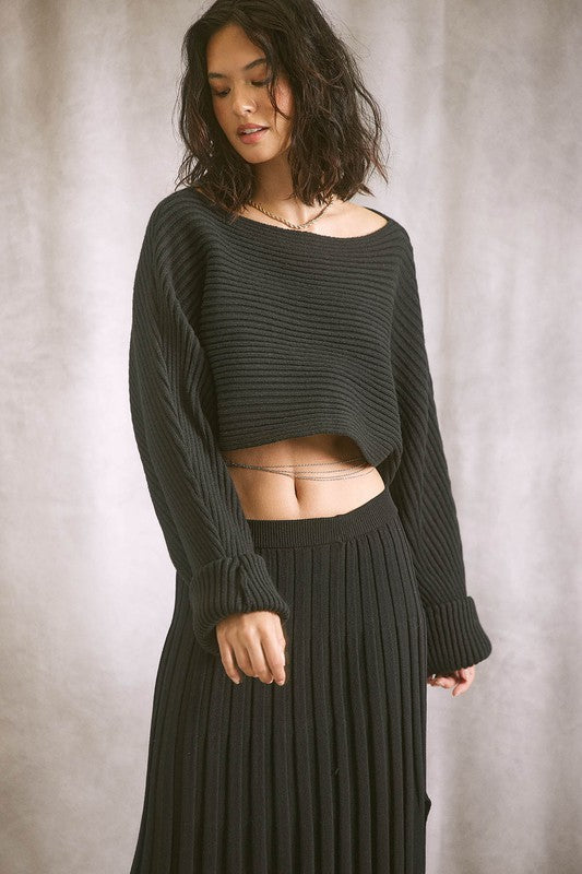 Adair Knit Crop Top and Maxi Skirt