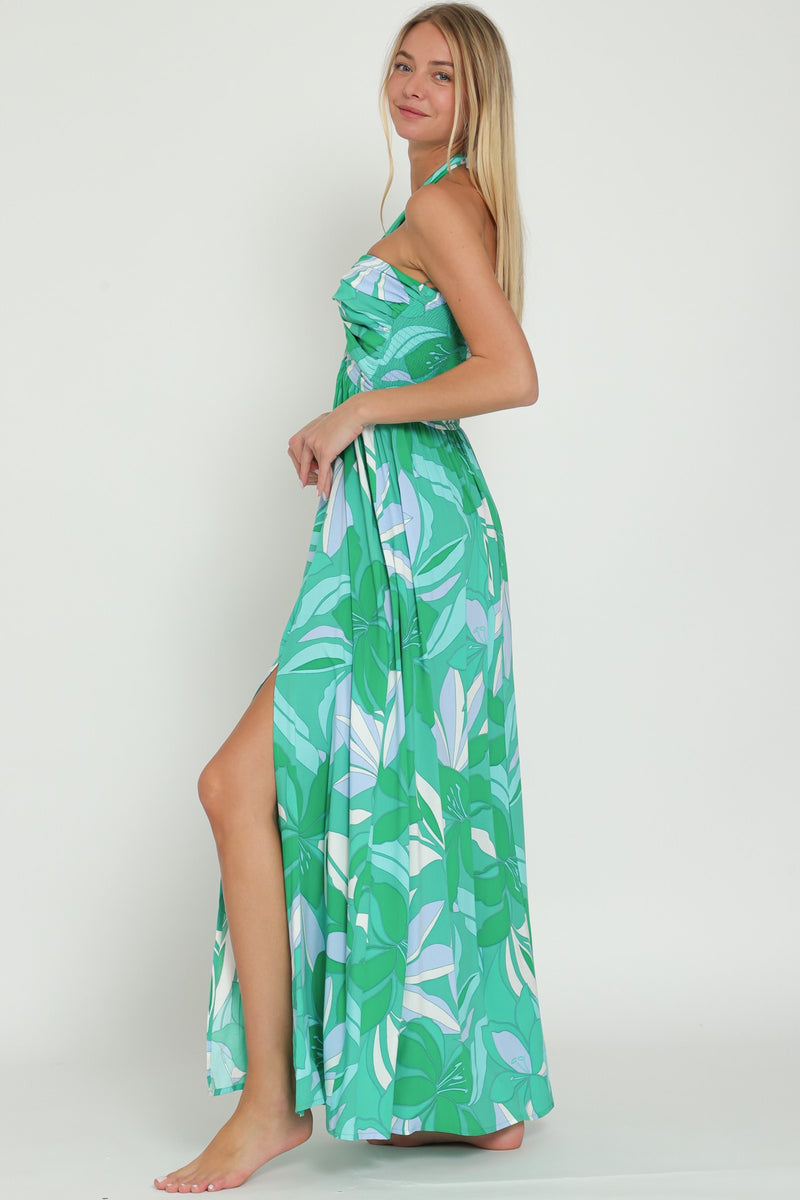 Chandra Halter Cut Out Maxi Dress