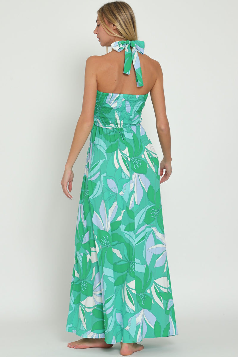 Chandra Halter Cut Out Maxi Dress