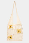 Aggie Daisy Flower Crochet Shoulder Bag