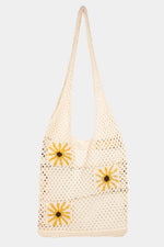 Aggie Daisy Flower Crochet Shoulder Bag