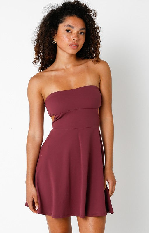 Susie Strapless Cut Out Mini Dress