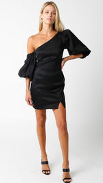 Reveka Off Shoulder Puffy Sleeve Mini Dress