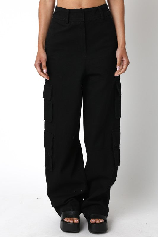 Belanie High Waist Cargo Pants