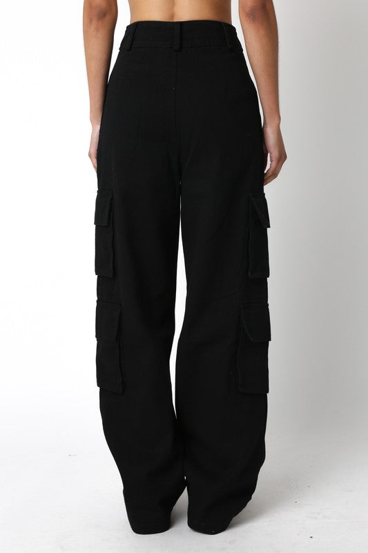 Belanie High Waist Cargo Pants