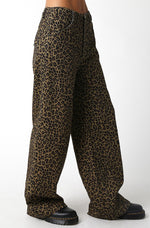 Leyla Leopard Print High Waisted Pants