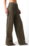 Leyla Leopard Print High Waisted Pants