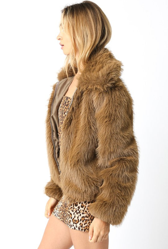 Jenesis Faux Fur Coat