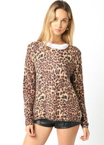 Isidore Double Layer Sweater - Leopard