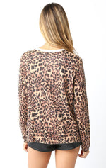 Isidore Double Layer Sweater - Leopard