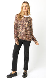 Isidore Double Layer Sweater - Leopard