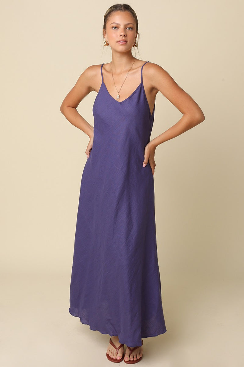 v neck maxi linen slip dress Sarah size:7-EE Two-Tone This relaxed Sequin Dress Fashion Nova