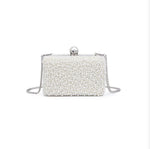 Catronia Pearl Beaded Clutch