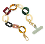 Reny Resin Multi Color Wrist Cellphone Chain