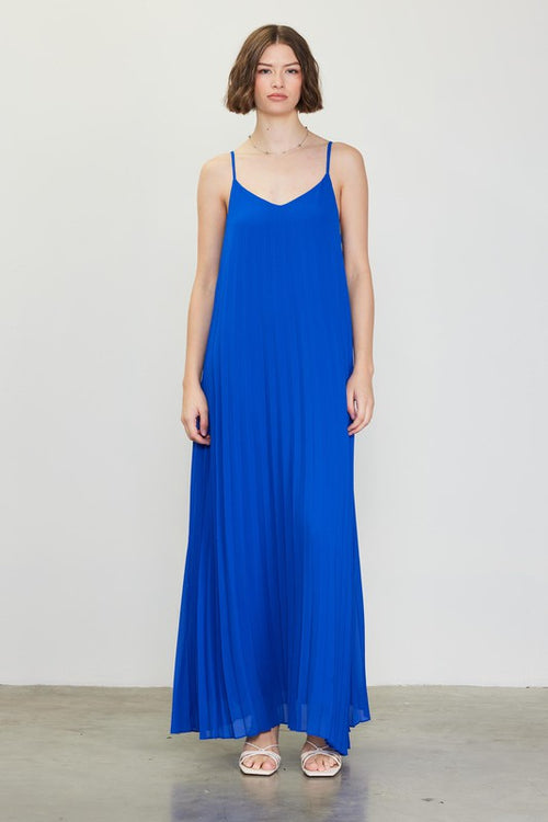 Dolly Pleated Maxi Dress