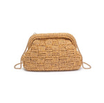 Elmira Woven Clutch - Natural