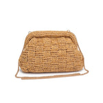 Elmira Woven Clutch - Natural