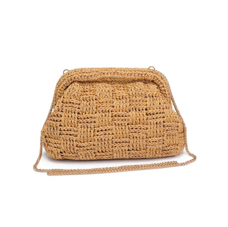 Elmira Woven Clutch - Natural