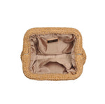 Elmira Woven Clutch - Natural