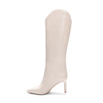 Chinese Laundry Fiora Tall Faux Leather Boot - Cream