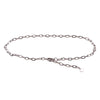 Jovi Simple Ring Link Chain Belt - Silver