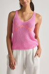 "Salty" Sweater Tank Top - Pink
