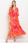Santana V Neck Maxi Dress