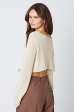 Gilda Spring Knit Sweater Crop Top