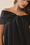Gisela Bow Accent Off The Shoulder Top