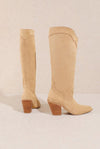 Remi Western Suede Knee High Boot