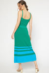 Robin Ribbed Knit Midi Dress - Green