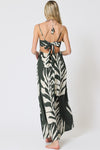 Acelynn Tropical Cut Out Tie Back Maxi Dress - RESTOCKING ETA 6/13 - PREORDER NOW