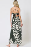 Acelynn Tropical Cut Out Tie Back Maxi Dress - RESTOCKING ETA 6/13 - PREORDER NOW