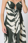 Acelynn Tropical Cut Out Tie Back Maxi Dress - RESTOCKING ETA 6/13 - PREORDER NOW