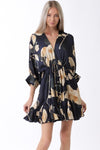 Tina Dolman Tie Front Mini  Dress - Navy - BEST SELLER!!!