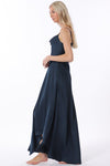 Fabiola Asymmetrical Cowl Neck Maxi Dress