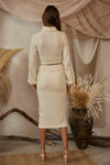 Breana Knit Cut Out Top & Midi Skirt Set