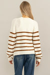 Arwen Stripe Cardigan Sweater