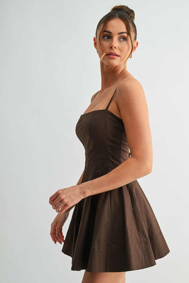 Katie Contour Structure A-Line Mini Dress
