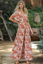 Salima Dolman Mid Sleeve Top And Wide Leg Pants Set