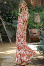 Salima Dolman Mid Sleeve Top And Wide Leg Pants Set