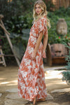 Salima Dolman Mid Sleeve Top And Wide Leg Pants Set