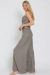 Jody Tweed Strapless Top & High Waisted Pants Set