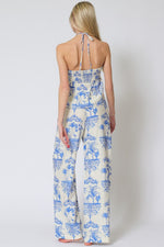 Bibi Halter Cut Out Top & Pants Set