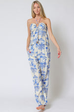 Bibi Halter Cut Out Top & Pants Set